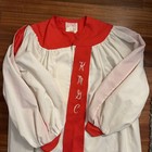Vintage Murphy Robes Priest Choir White Red Robe Sash Long 55    L Chest 31   