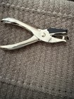 Paper Single Hole Punch With Hinged   Metal   Stainless Steel