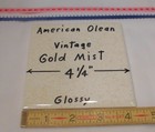 1 Pc  Vintage  gold Mist  Glossy Ceramic Tile  48 By American Olean 4-1 4   Nos