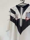 Vintage Umbro England 1996-1998 Training Shirt White Jersey Mens Size Xl Rare