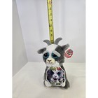 Feisty Pets Junkyard Jeff The Goat Plush Stuffed Animal Grey White Tagged