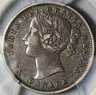 1858 Pcgs Vf 35 Canada Victoria 20 Cents Sterling Silver Coin  25120703c 