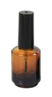 Empty Amber Glass Nail Polish Bottle 15 Ml   0 5 Oz - 6 Pcs - Dlc370-6