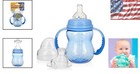 Transition To Sippy Cup - 3-in-1 Baby Bottle With Teething Nubs   Soft Spout