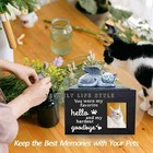 Pet Cremation Photo Box Urn - Cat Urn For Ashes With Angle - Memorial Gift Us