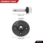 Rcawd 40crmo 40t Ring Gear 14t Pinion Gear For 1-10 Losi Baja Rey Upgrade Parts