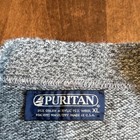 Vintage Puritan Sweater Vest Xl Gray White Check Dot Orlon Wool Usa 80s
