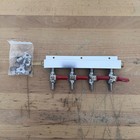 Gas Manifold Co2 Gas Distributor 5 16   Barb Fitting Beer Kegerator Splitter