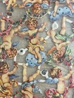 Vtg   German Scrap Eas Glitter Die Cuts Embossed Cherubs Cupids