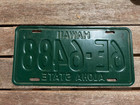 1961-68 Hawaii License Plate 6e 6488