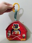 Rare Htf Vintage Baby Einstein Peekaboo Farm Barn Cloth Learning Flaps Toy Works