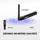 Donner Wireless Dmx512 Transmitter 5 Receivers 2 4g Built-in Battery Xmas Gift