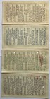 Russia Ussr Russian State Bank Set Of 4 Travel Checks 5  10  50  100 Rubles 1961