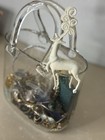 Vintage   Y2k Jewelry Costume Jewelry Mixed Lot Unique Glass Handbag Vase