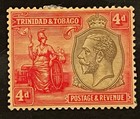 Travelstamps  Trinidad   Tobago Stamps Sg 223 Scott  26 - 4d Mint Mogh