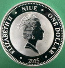 2015 The Tiger New Zealand Endangered Wildlife 0 999 Silver Coin In Capsule