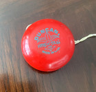 Vintage Red Duncan Imperial Yo Yo Honey sugar Smacks Dig  em Frog Cereal Premium