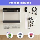 Fish Tank Starter Kit 3 Gallon Smart Aquarium Beta 3-in-1 Silent Water Pump 