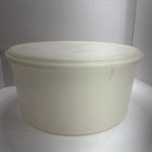 Vintage Tupperware Lg Roung Storage Container W lid  256-1   224-19 Cake Keeper