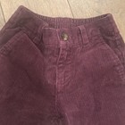Boys Janie And Jack Maroon Corduroy Size 6-12 Months