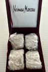 Godinger Silver Art Co Neiman Marcus Silver Plated Grapes Napkin Rings Set New