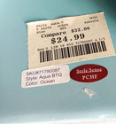 Mosaic Tile Tissue Box Cover Blue Green Aqua Ocean