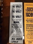 Vintage Concert Tickets Skrew Chemlab Cubanate Suicide Machines 16 Volt 
