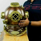 18  Brass Antique Style Scuba Marine Us Navy Mark V Diving Divers Helmet Gift