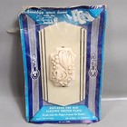 Vintage Coles Art Deco Decorative Light Switch Cover Plate Flower Design 1930s