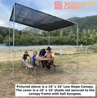 Slope  Lean-to Canopy Fittings Kits  Diy Greenhouse  Rv   Boat Carport
