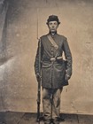Civil War Tintype Of Union Infantry Soldier Note next Soldier Is In Photo  mw2 