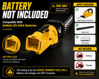 20v Hedge Trimmer Cordless For Dewalt 20v Max Battery Adjustable Head Tool Only