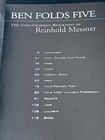 Ben Folds Five The Unauthorized Biography Of Reinhold Messner Hal Leonard