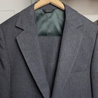Vintage Men s 38 Tailored Suit  Oakmont  50s 60s Tailored Suit  Pinstripes