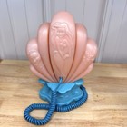 Vintage Little Mermaid Ariel Brooktel Shell Phone Disney Landline Untested 90   s