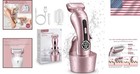 Hypo-allergenic Waterproof Electric Shaver For Women With Usb Quick Charging