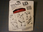 Vintage Dymo Handheld Label Maker Tapewriter Labeler Embossing 1980s Red Plastic