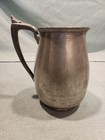 Vintage Pewter Tavern Water By Ray Silver Co And Single Candle Stick