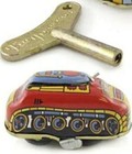 New Reproduction Wind-up Mini Tin Tank 2 5  Key Included 