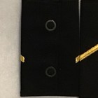 Vintage Us Army Rank Post Wwii Shoulder Boards Set Black yellow Two Snaps