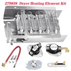 279838 Dryer Heating Element Fuse Kit For Whirlpool Roper Kenmore Maytag