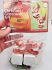 Walco Holiday Santa s Visit Chimney Sequin Bead Christmas Ornament Kit Vintage 