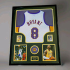 Shaquille O neal   Kobe Bryant  Signed Framed Jerseys   Coa s Los Angeles Lakers
