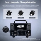 Joyo 20w Guitar Amplifier  2 Channel Mini Amp Bluetooth Portable With Footswitch