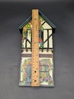 Vintage Hand Painted Wood Cottage Key  Holder Wall Hanging Essex England