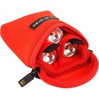 Protec 3 Piece Trumpet Neoprene Mouthpiece Pouch Red
