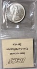 1965 Silver Canada  1 Dollar  Iccs Ms-60  Large Beads  Ptd 5 Heavy Cameo