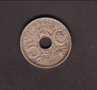 1917 France 5 Centimes Coin