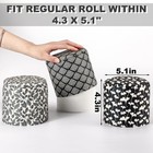 6 Pcs Decorative Toilet Paper Roll Cover Fit Regular Roll Within 4 3 X 5 1      