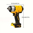 21v Cordless Impact Wrench Kit With 1 2 Batteries   Charger Brushless Motor